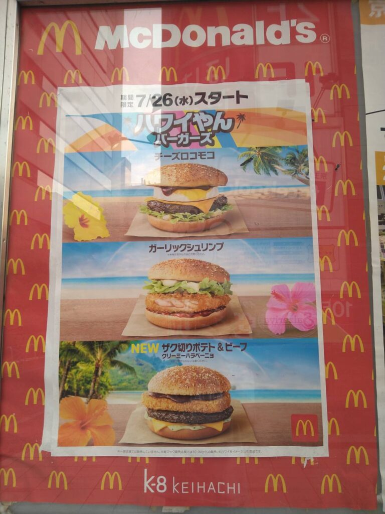 experience McDonald's at Japan