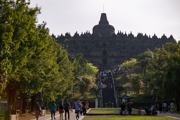 Borobudur front view