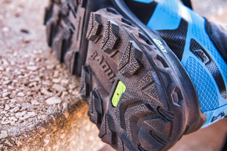 Inov-8 trailfly ultra 300 bottom view travel shoes